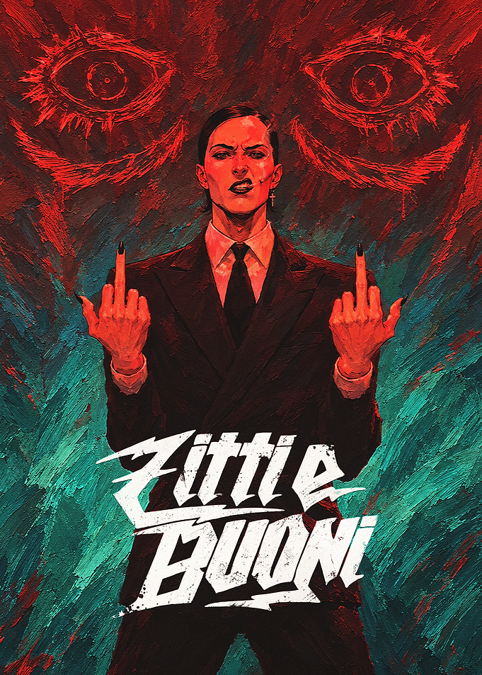 Damiano David Zitti e Buoni Poster