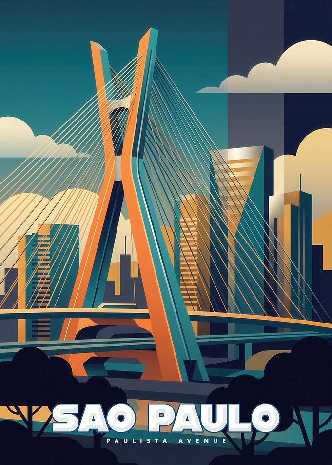 Sao Paulo Octavio Frias de Oliveira Bridge