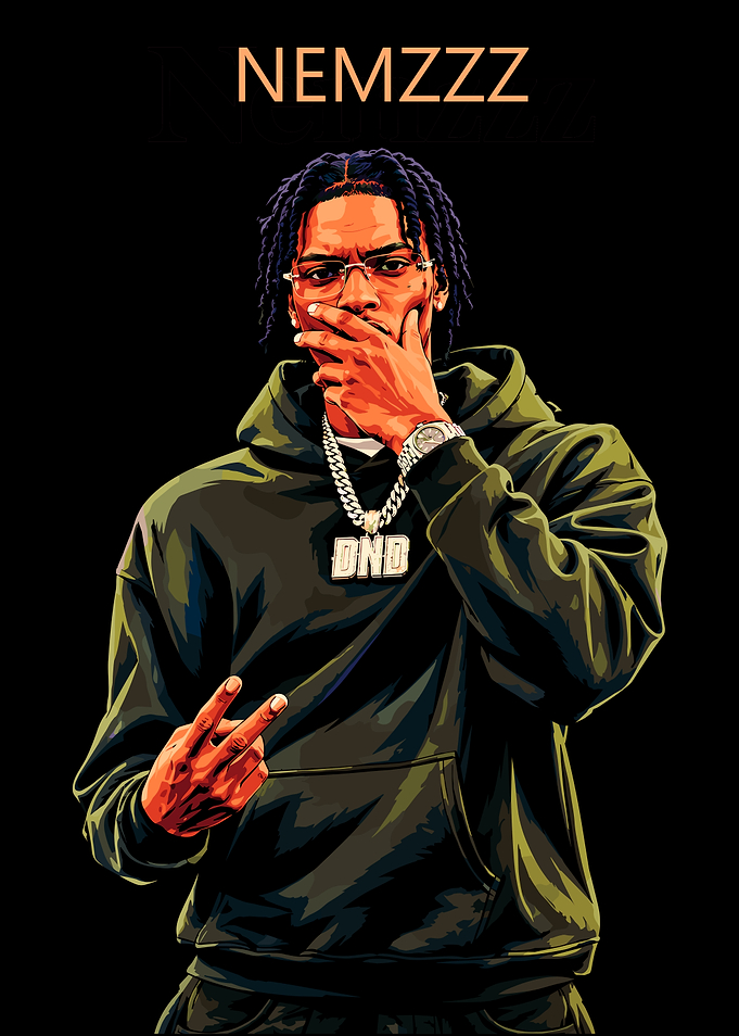 Nemzzz Rapper Digital Art Portrait