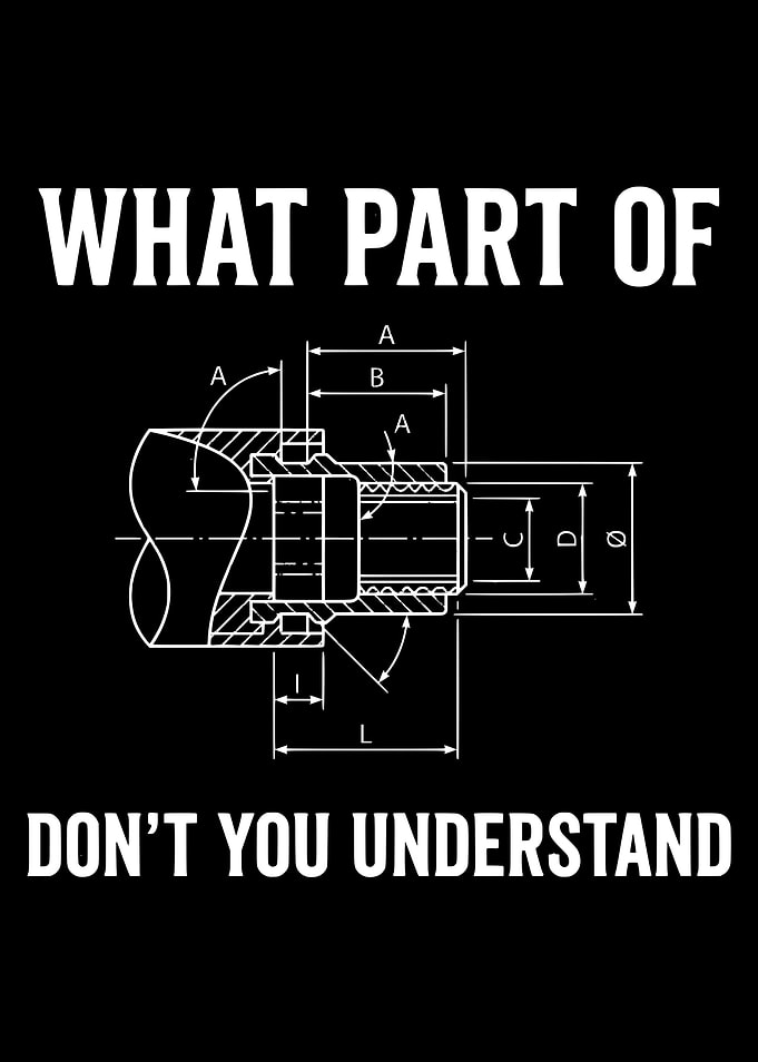 Engineering Blueprint Funny