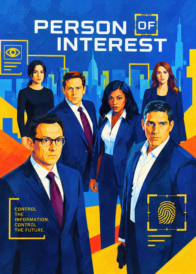 Person of Interest TV Drama Team Portrait