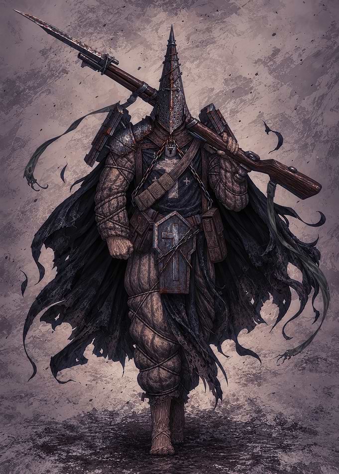 Penitent One Blasphemous Warrior Illustration