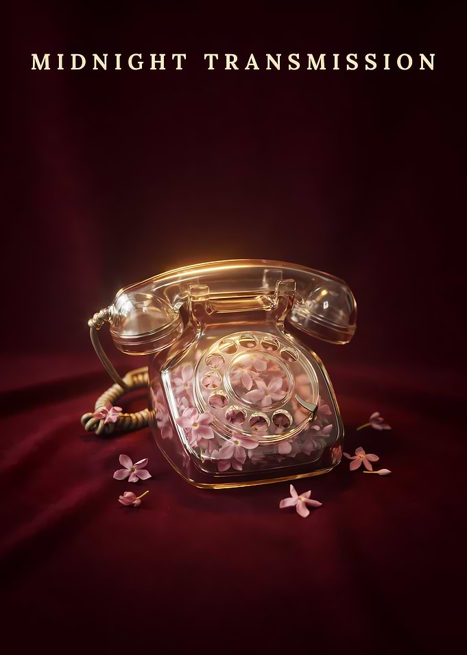 Midnight Transmission Vintage Telephone Art