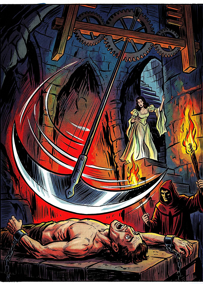 The Pit and the Pendulum Illustration