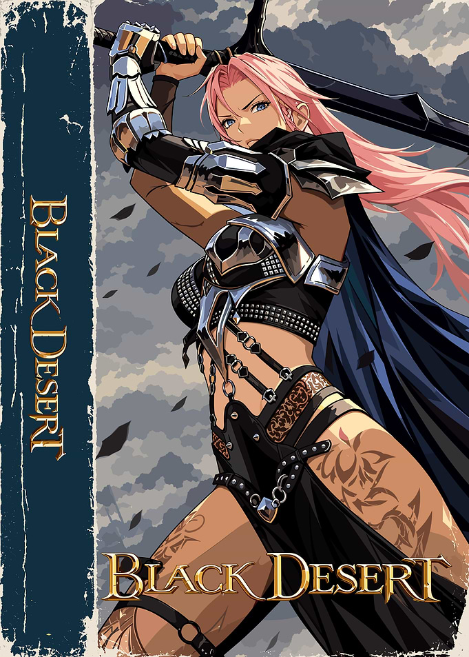 Black Desert Online Warrior Character Art