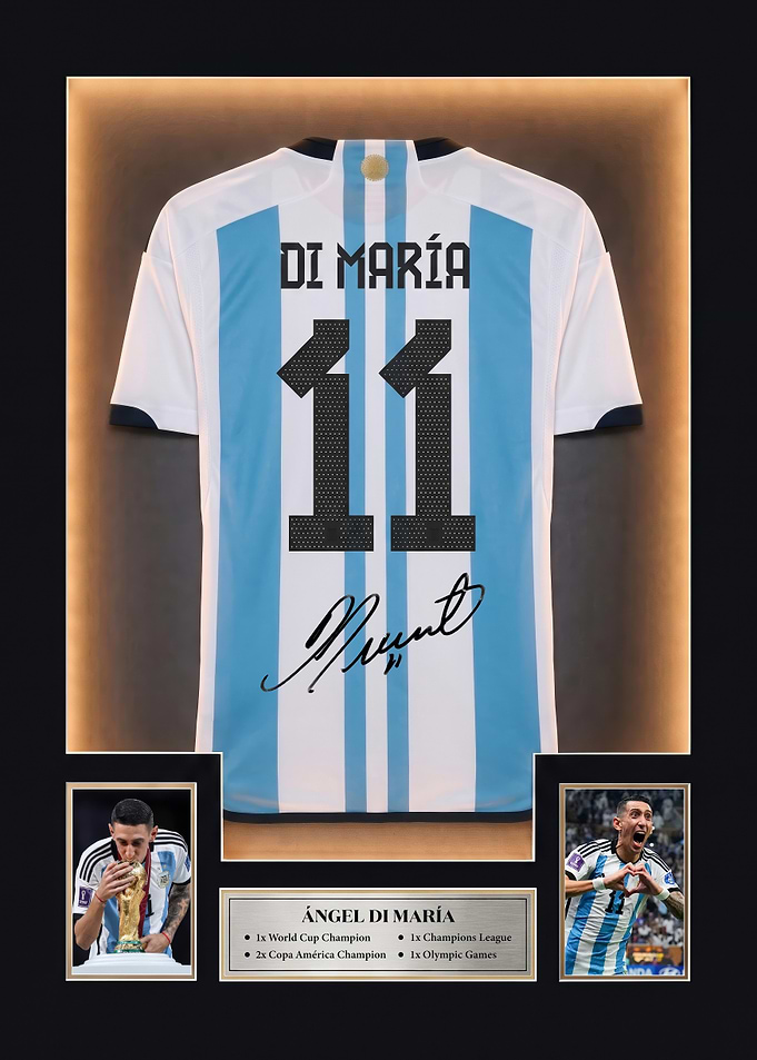 Angel Di Maria Jersey Display