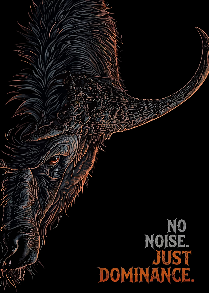 Buffalo Dominance Motivational Poster