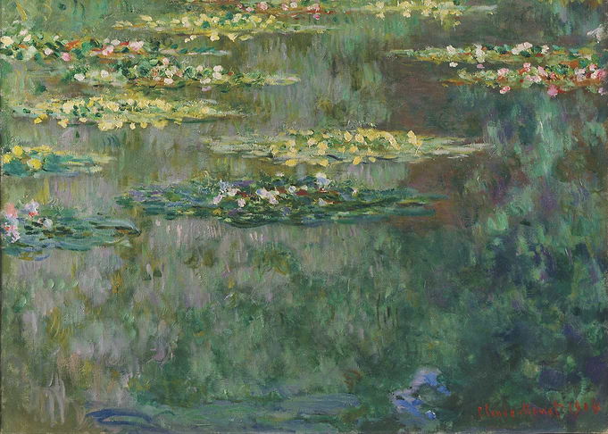Claude Monet Water Lilies Painting