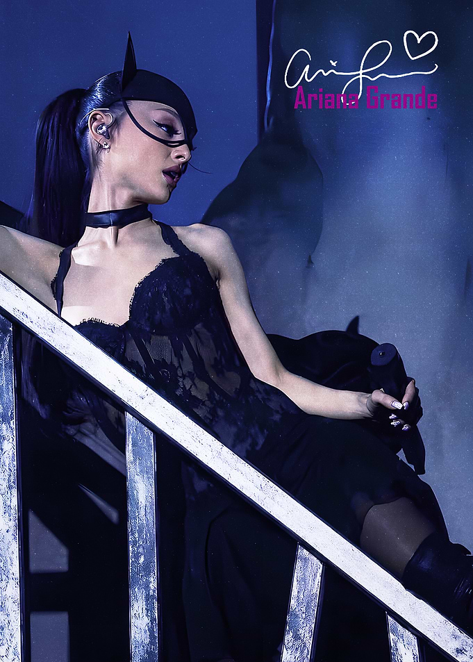 Ariana Grande Catwoman Style Portrait