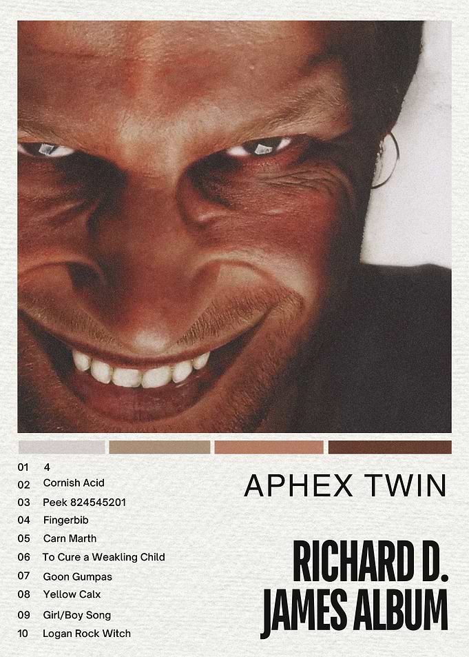 Aphex Twin Richard D. James Album Poster