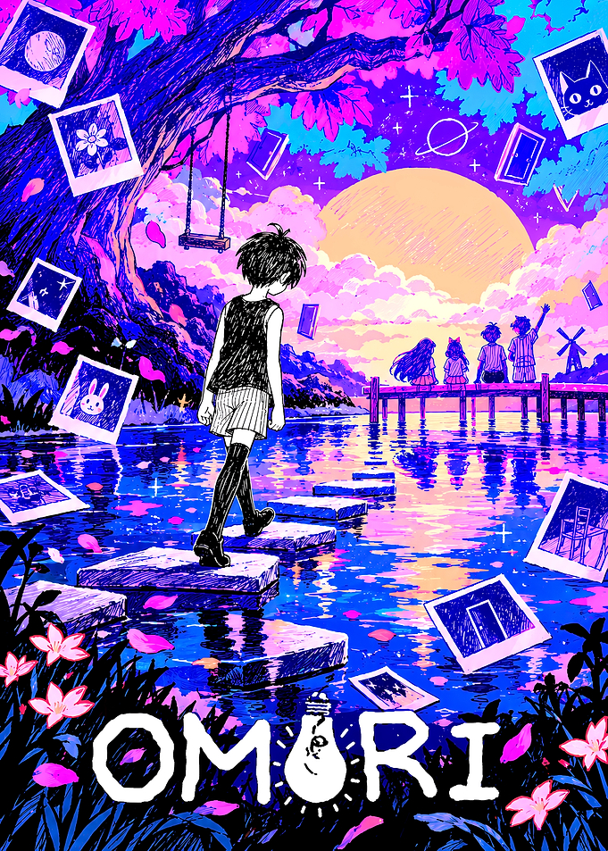 Omori Game Poster Art