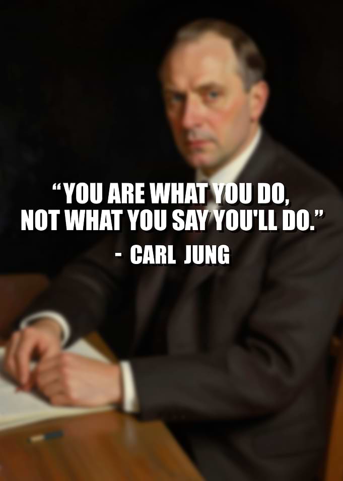 Carl Jung Inspirational Quote Poster