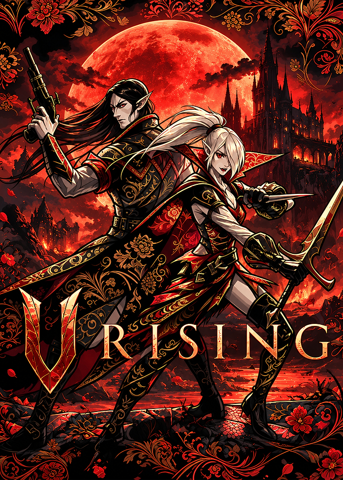 V Rising Vampire Duo Poster