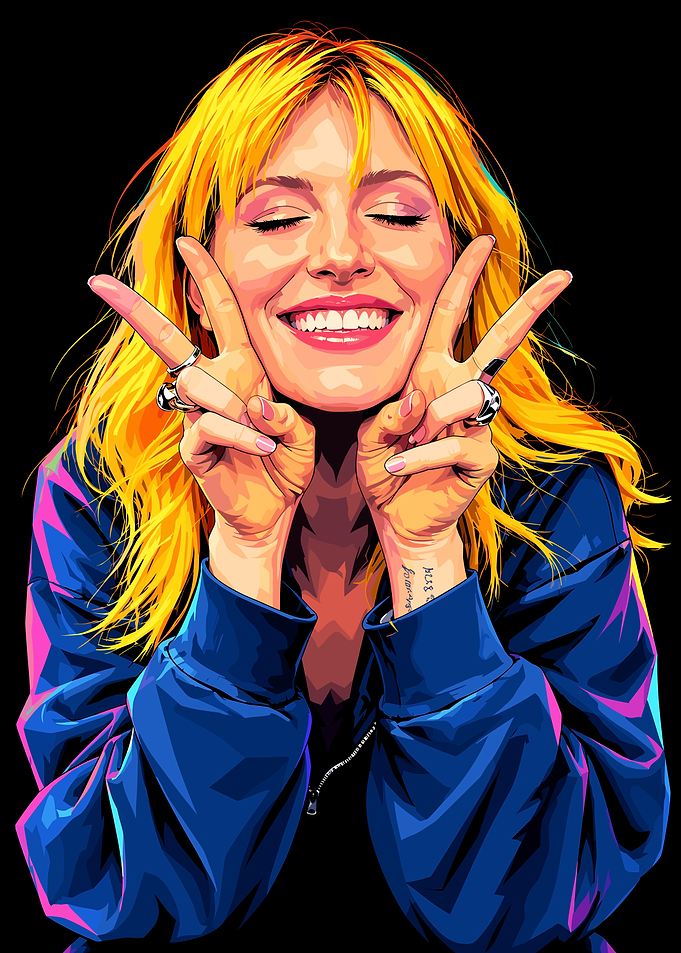 hayley pop art style