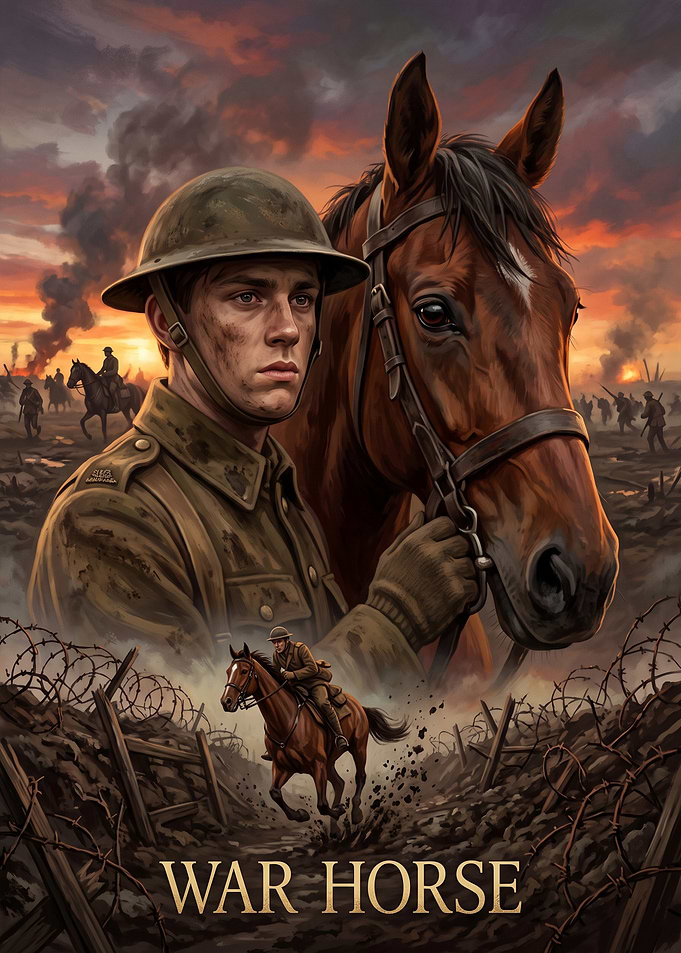War Horse Movie Poster Art