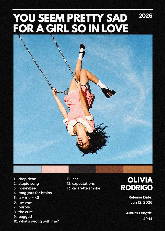 Olivia Rodrigo Album Poster Concept