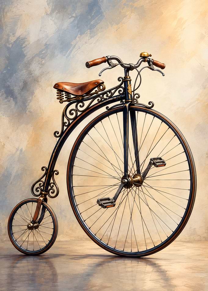 Vintage Penny Farthing Bicycle