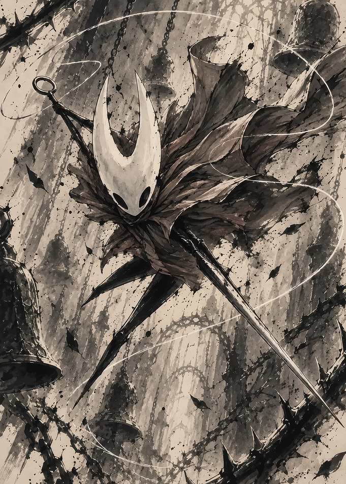 Hornet from Hollow Knight Illustration