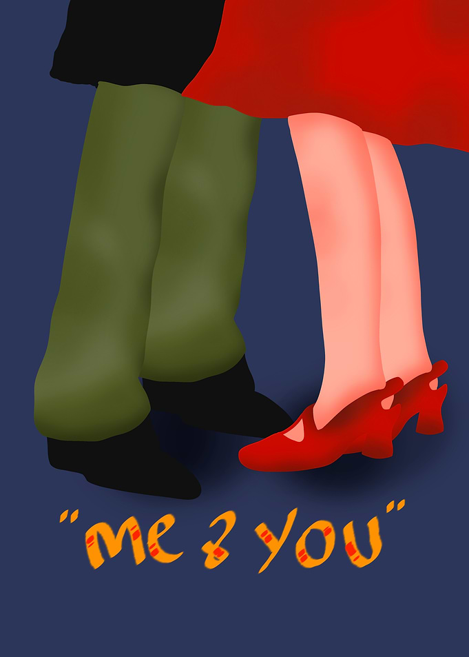 Me and You Romantic Illustration