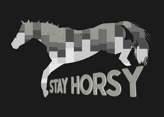 Stay Horsy Graphic Design