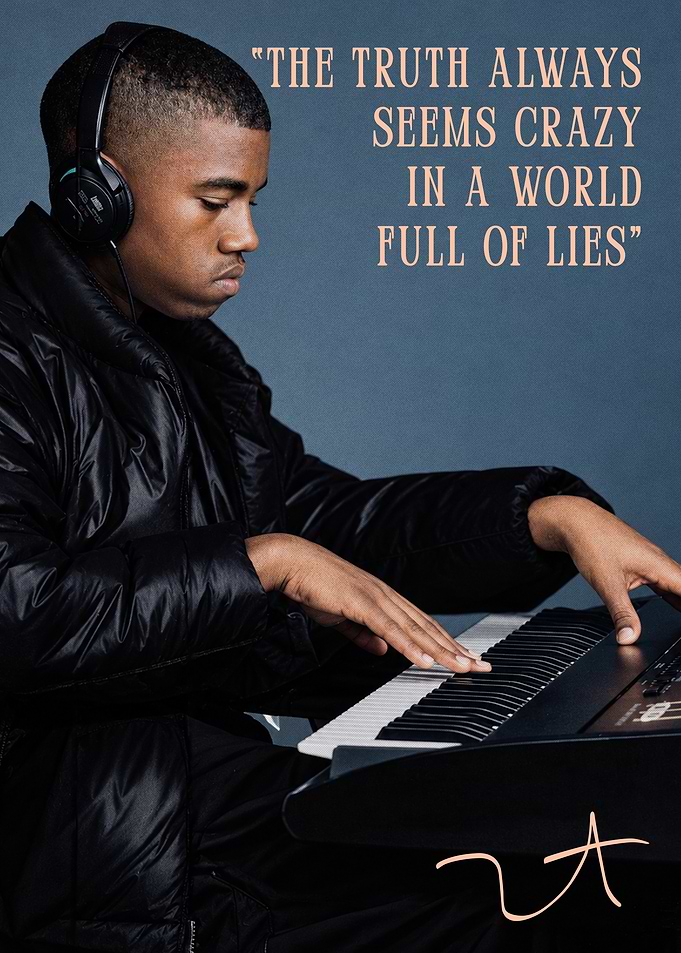 Kanye West Inspirational Music Quote Poster