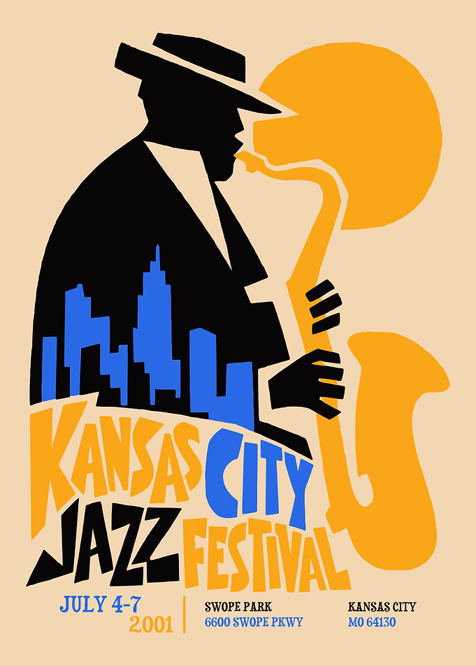 Kansas City Jazz Festival 2001 Poster