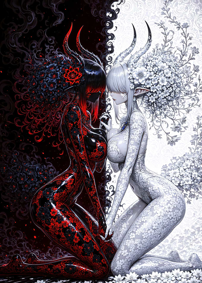 Duality of Light and Dark Demons