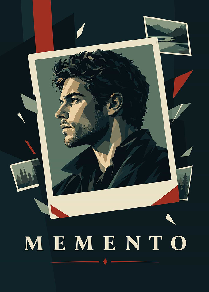 Memento Movie Minimalist Poster