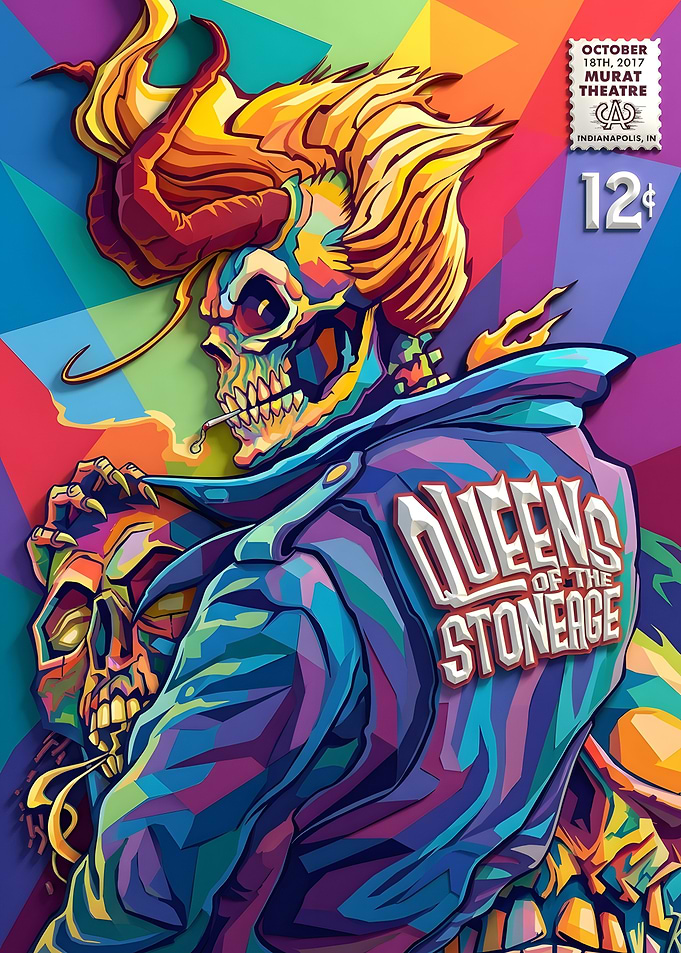 Queens of the Stone Age Concert Poster