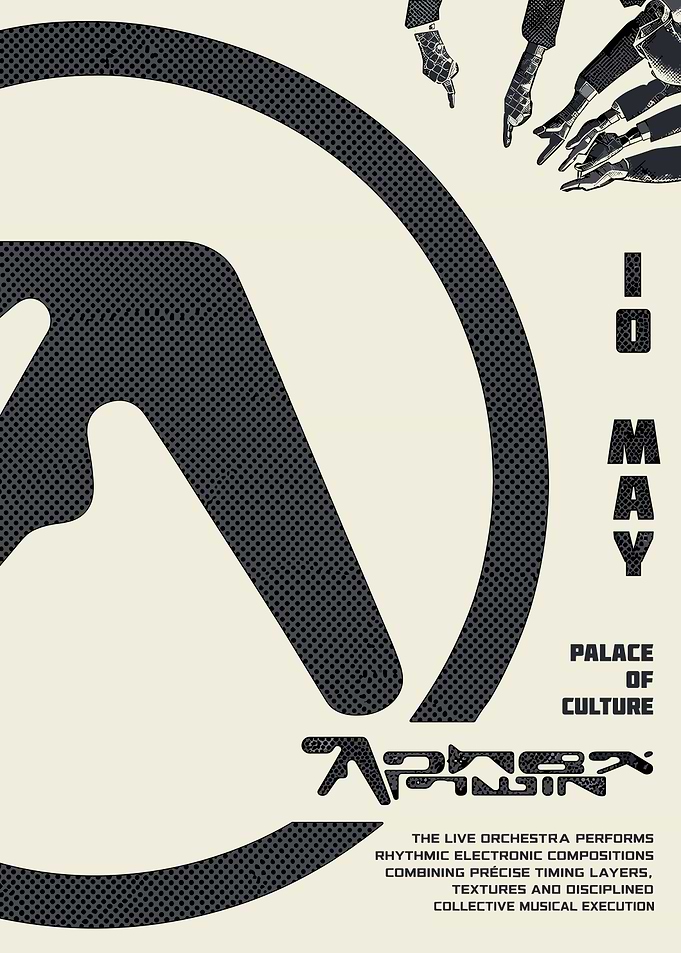 Aphex Twin Concert Poster