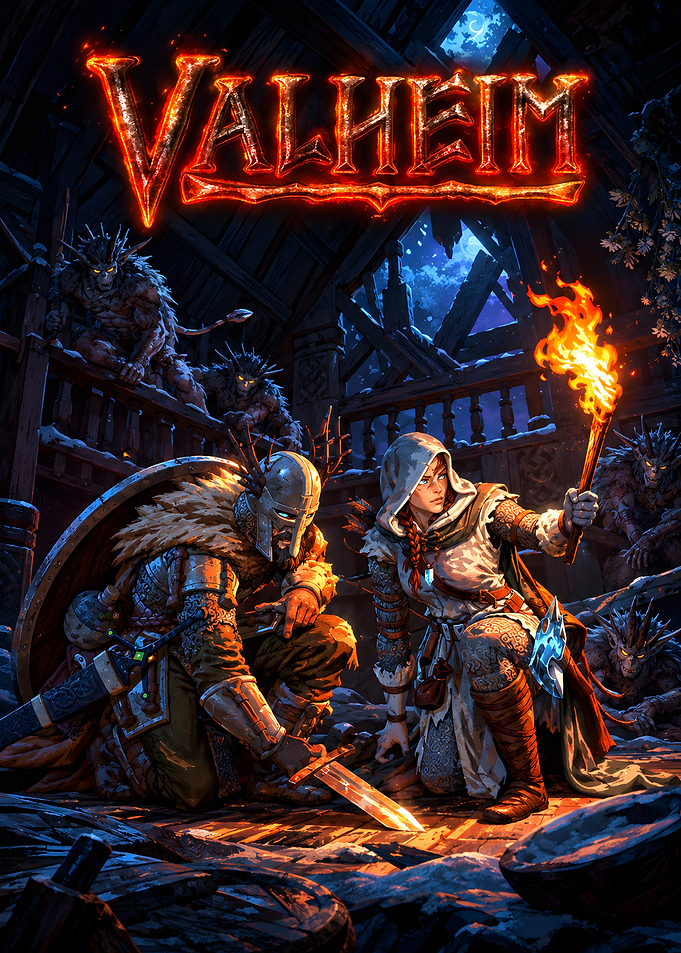 Valheim Viking Warriors Exploration