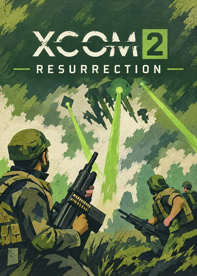 XCOM 2 Resurrection Game Cover Art