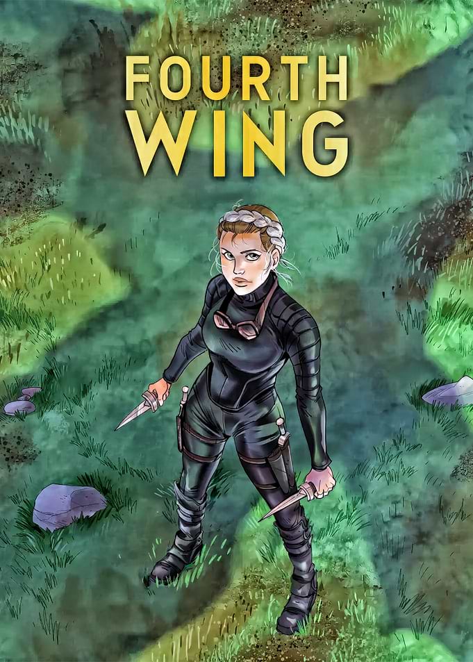 Fourth Wing Fan Art Illustration