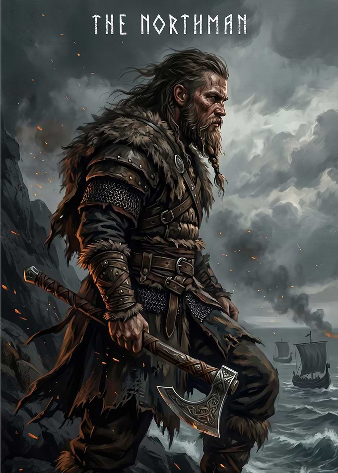 The Northman Viking Warrior Poster