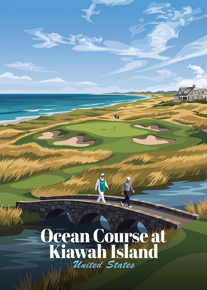 Ocean Course at Kiawah Island Poster