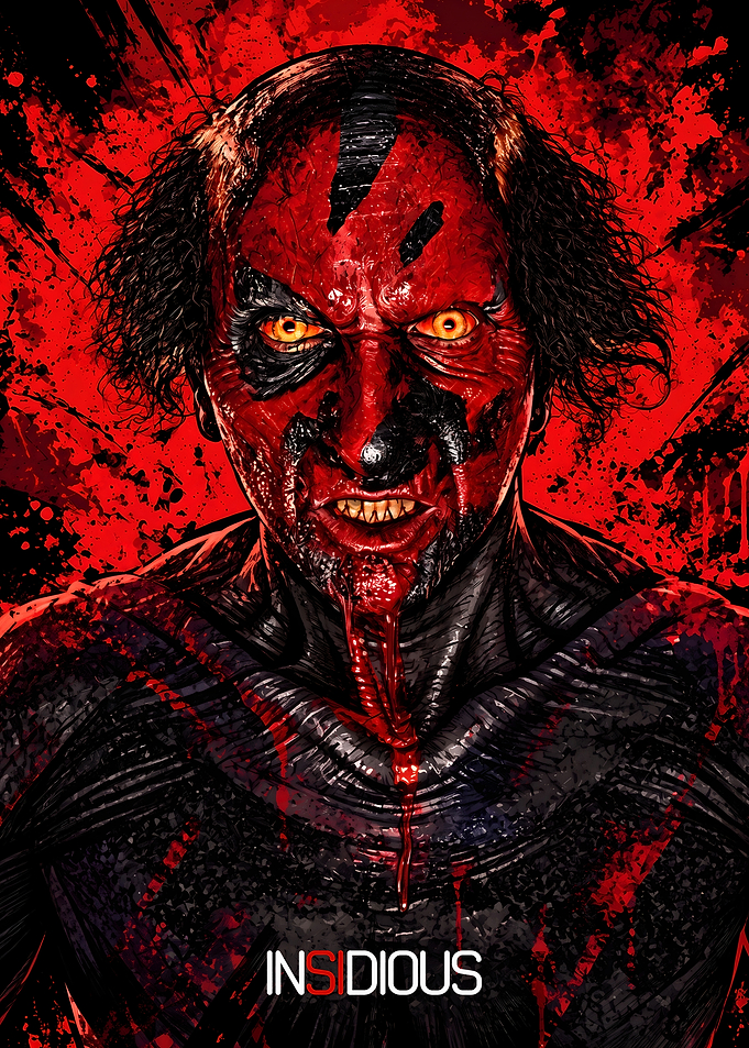 Insidious Lipstick-Face Demon Poster
