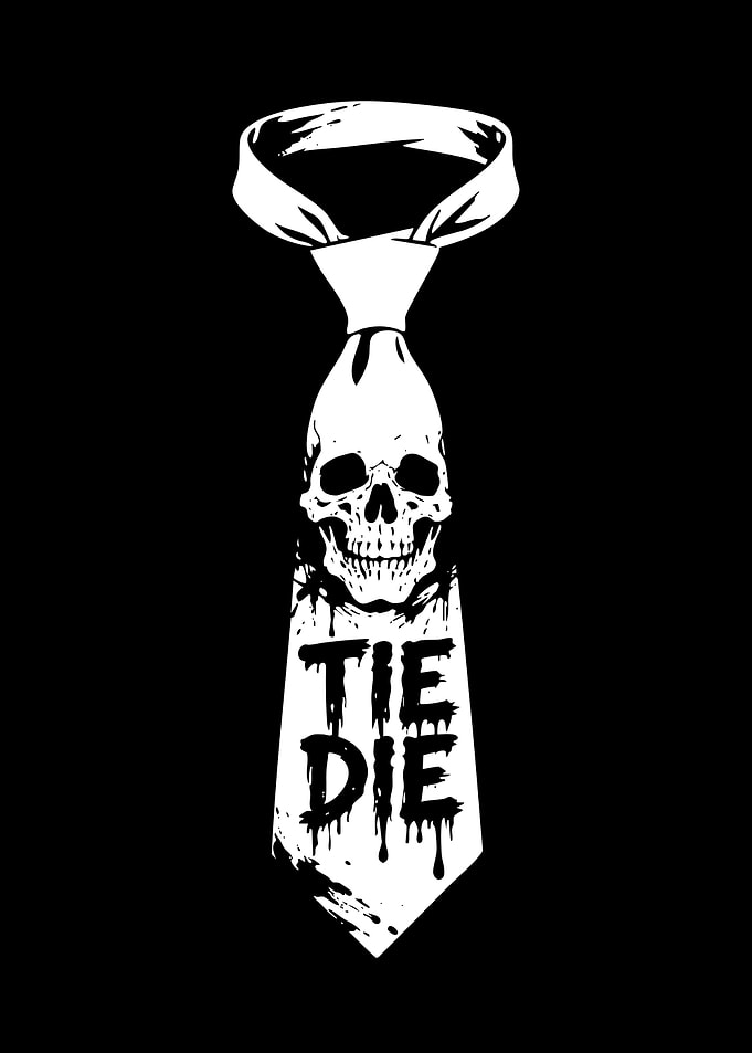 Tie Die Skull Graphic Design