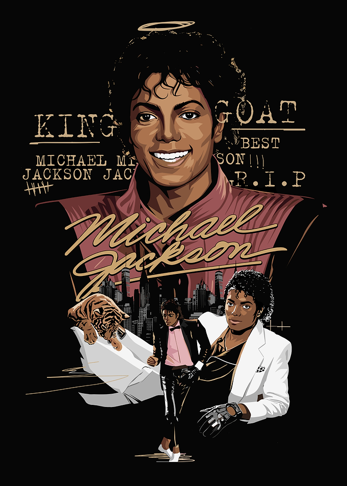 Michael Jackson Tribute Illustration