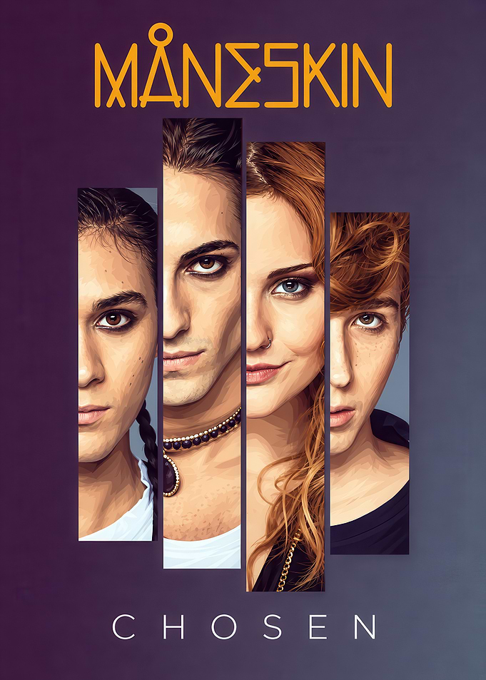 Måneskin Chosen Band Poster