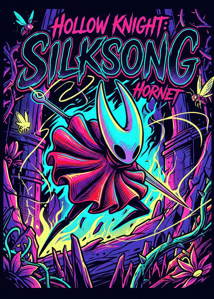 VIBRANT Hollow Knight Poster