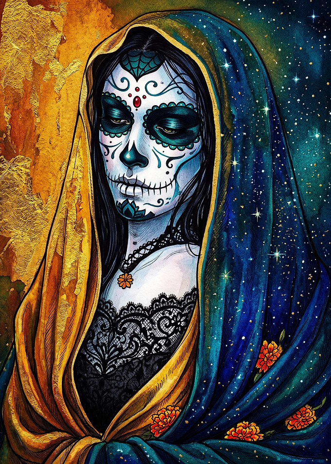 La Catrina Day of the Dead Portrait