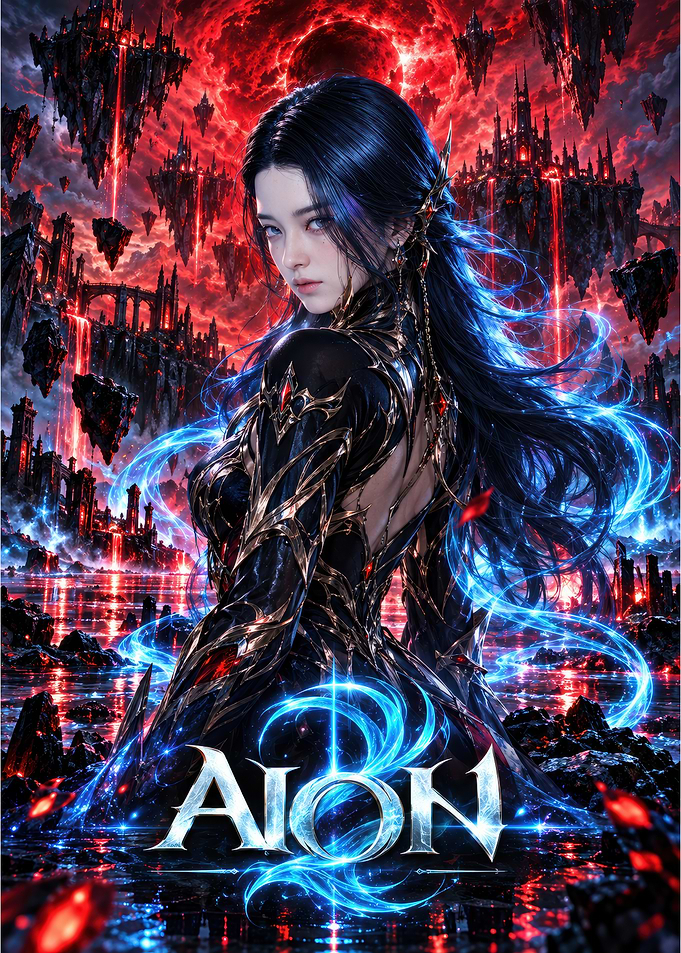 Aion 2 Fantasy Game Poster