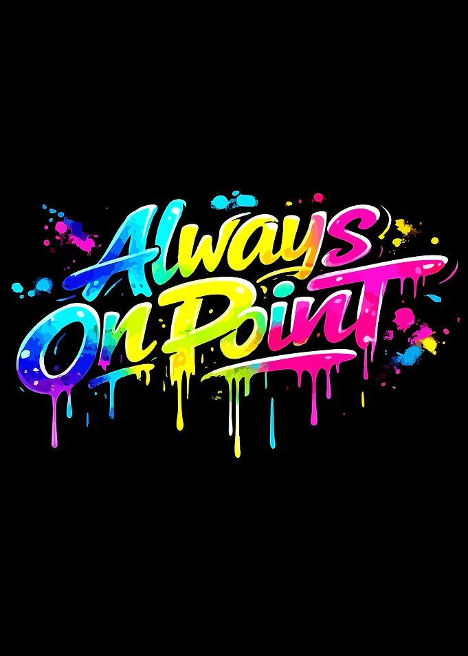 Always On Point Graffiti Text Art