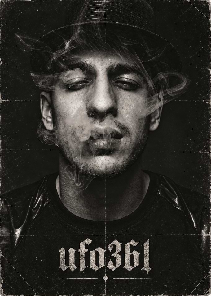 Ufo361 Portrait Poster