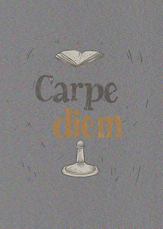 Carpe Diem Inspirational Quote Poster