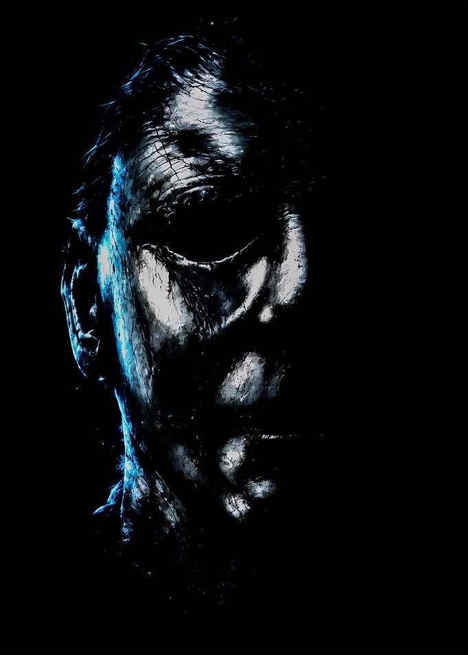 Michael Myers Horror Portrait