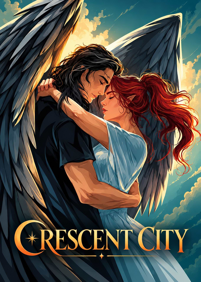 Crescent City Fantasy Romance Illustration