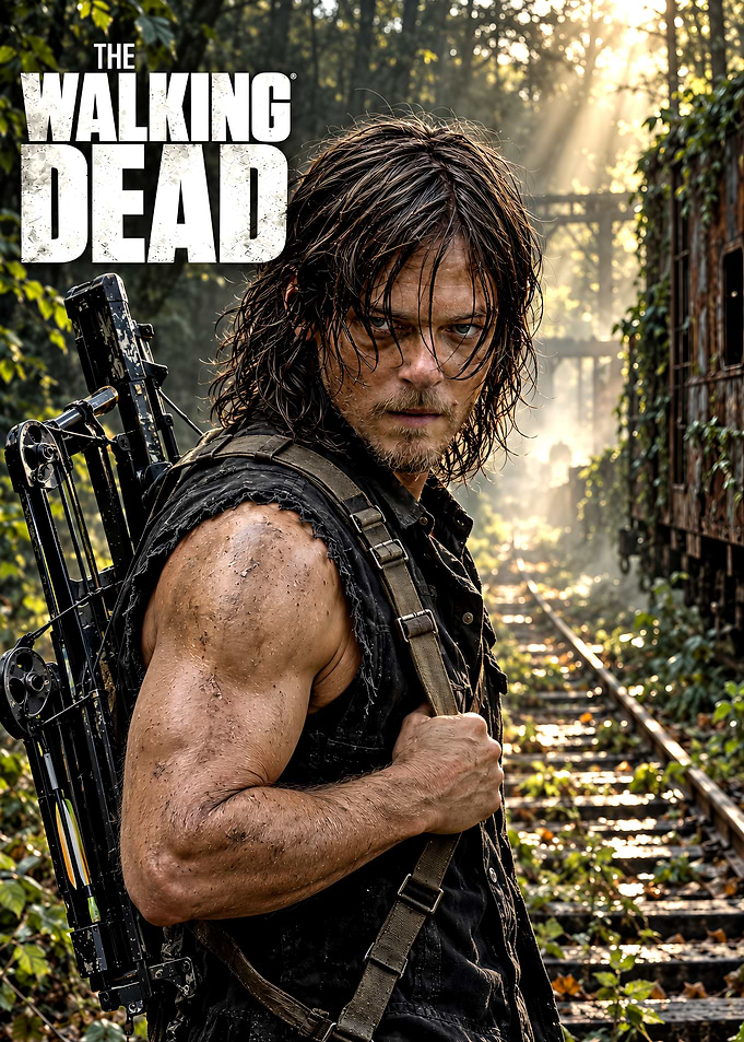Daryl Dixon The Walking Dead Poster
