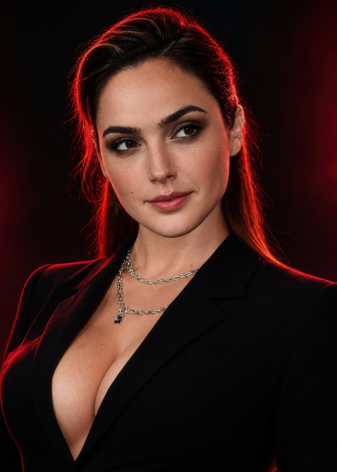 Gal Gadot in Black Blazer