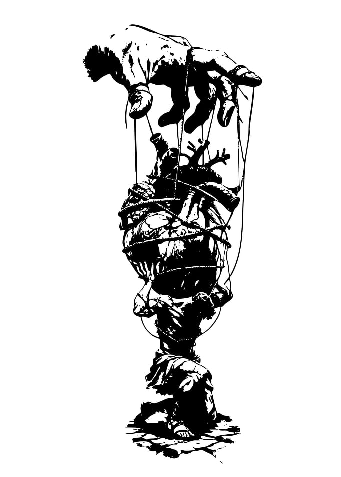 Puppeteer Controlling Heart and Atlas